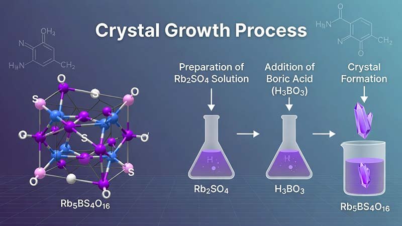 Rubidium Borosulfate (Rb5BS4O16) & Crystal Growth Process — Built Around Rubidium Sulfate