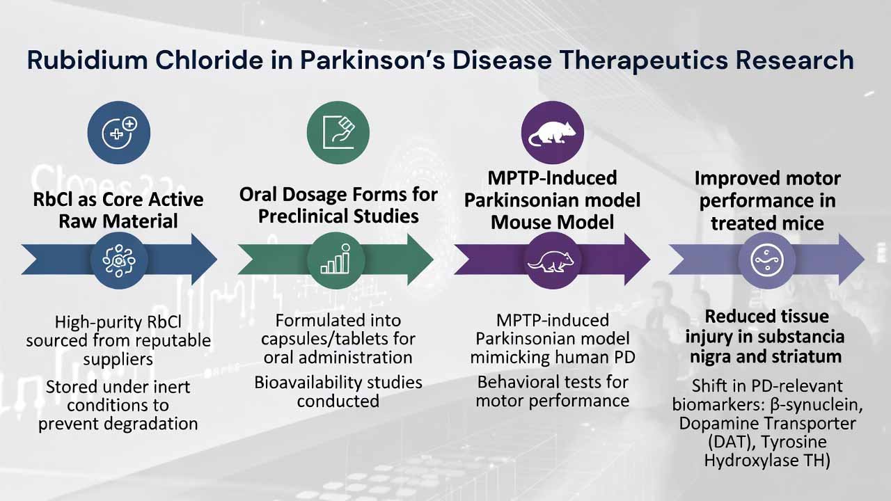 Rubidium Chloride in Parkinson’s Disease Therapeutics Research: Formulation & Preclinical Evaluation Workflow
