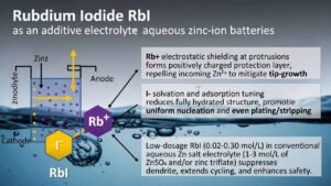 Rubidium Iodide (RbI) Additive Electrolyte for Aqueous Zinc-Ion Batteries Dendrite Suppression, Longer Cycling, and Safer Cells